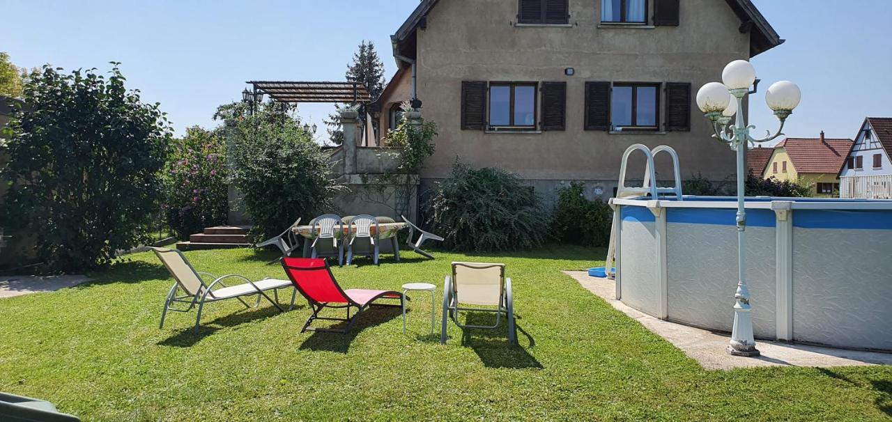 Maison De Vacances Avec Piscine, Proche Strasbourg Et Europa Park Sand Buitenkant foto